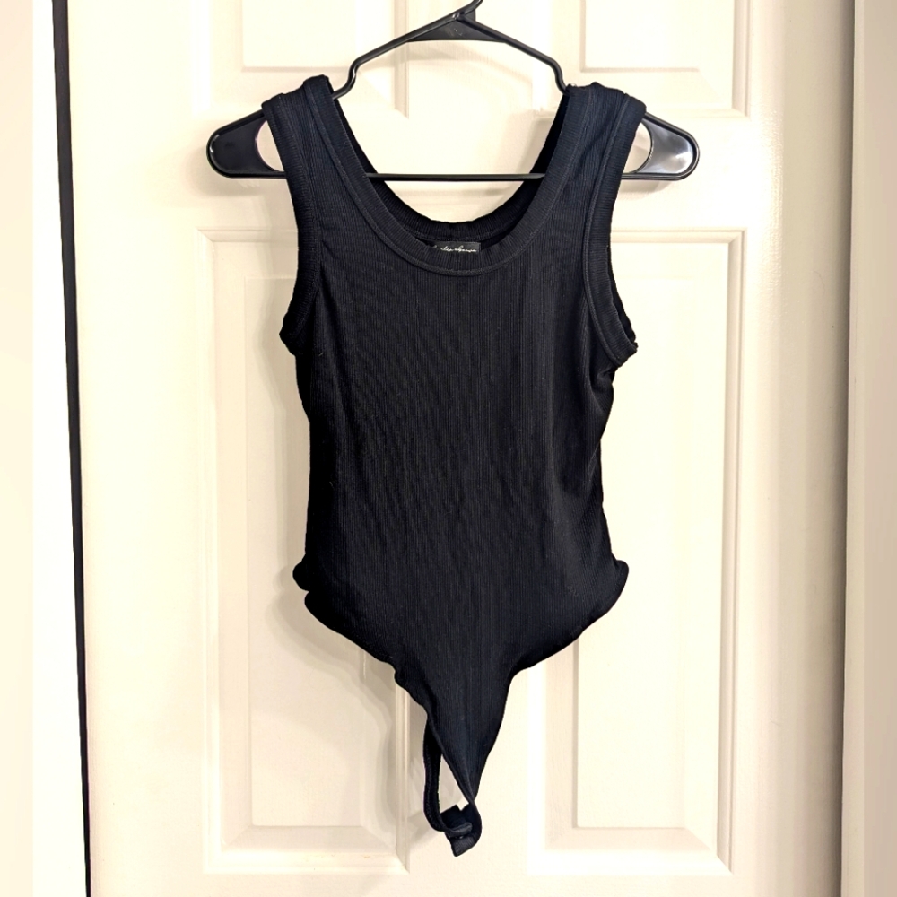 Hunter & Brown Tank Top Thong Bodysuit